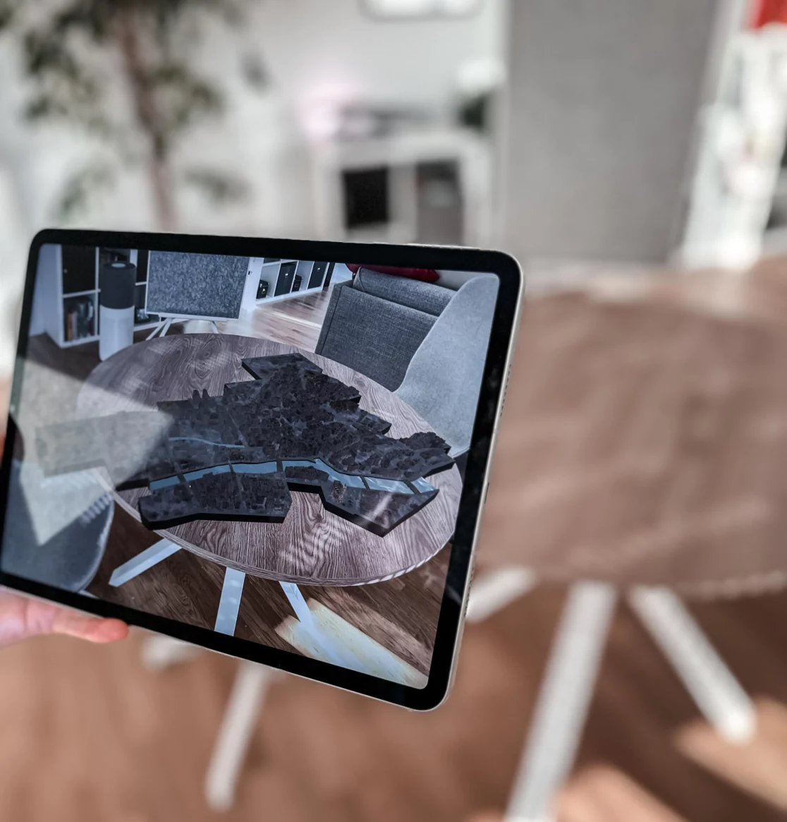 Augmented Reality Stadtmodell